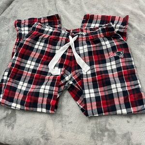 NFL New England Patriots Apparel Red and Blue Plaid Pants